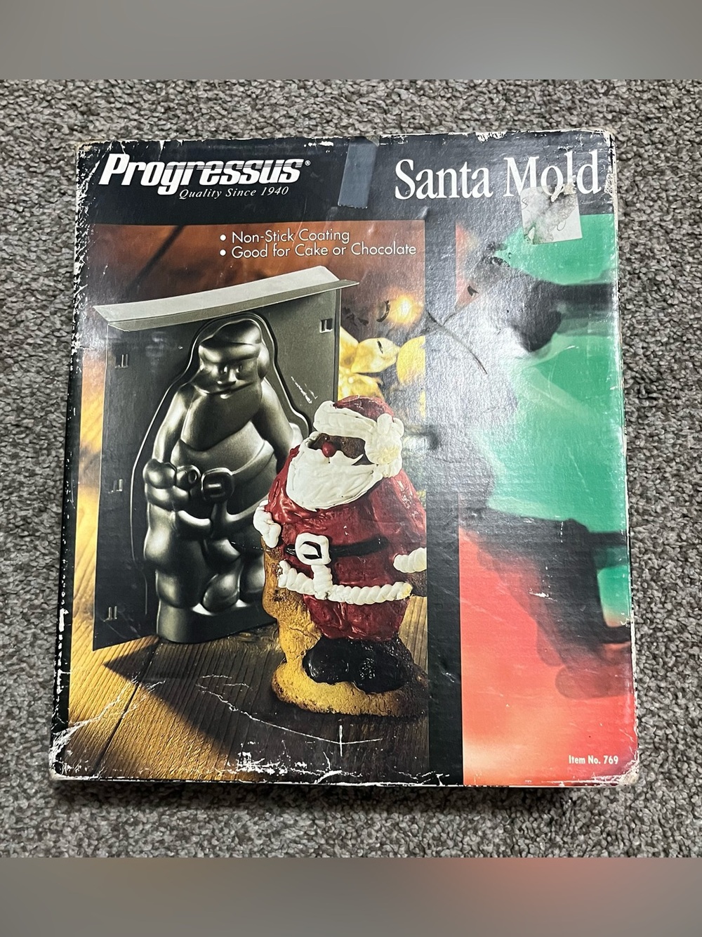 Progressus Santa Mold for Cake or Chocolate Item No. 769 | 3D Santa Claus Mold
